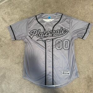 Gray Platecrate Baseball Jersey